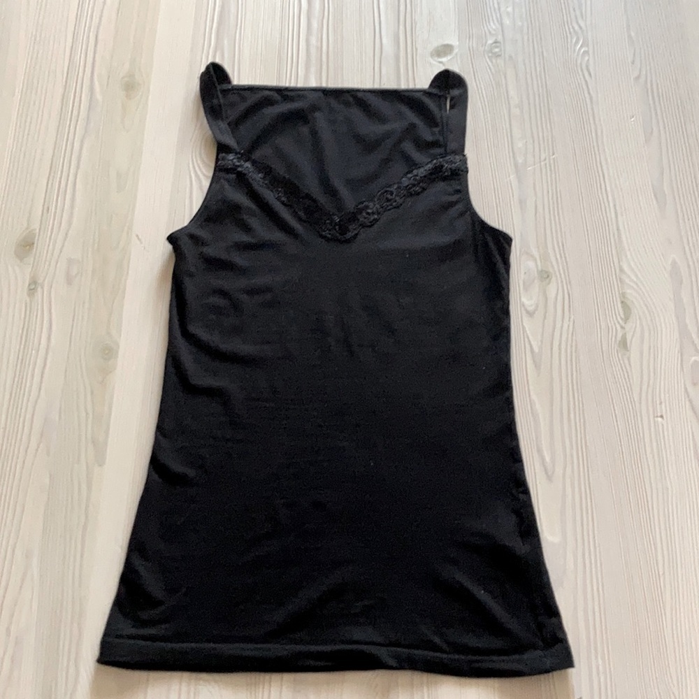 Franzoni Black Tank Top
